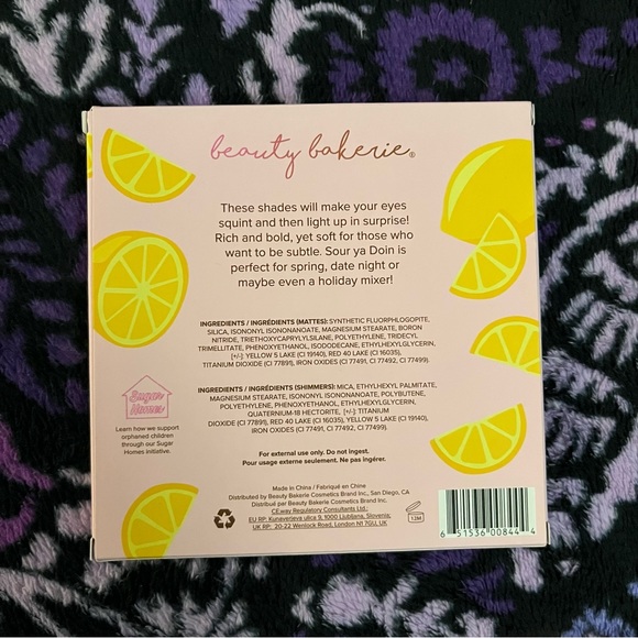 Beauty Bakerie SOUR YA DOIN? EYESHADOW
EYE SHADOW palette brand new - Picture 2 of 4